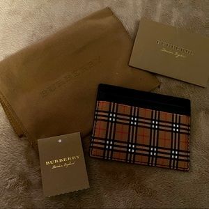 Authentic Burberry card holder/small wallet.